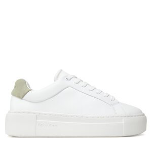 Tenisice Calvin Klein Ff Cupsole Lace Up Lth HW0HW02570 Bijela
