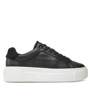 Tenisice Calvin Klein Ff Cupsole Lace Up Lth HW0HW02570 Crna