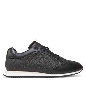 Tenisice Calvin Klein Runner Lace Up Mono Pu HW0HW02574 Crna