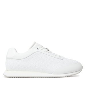 Tenisice Calvin Klein Runner Lace Up Mono Pu HW0HW02574 Bijela