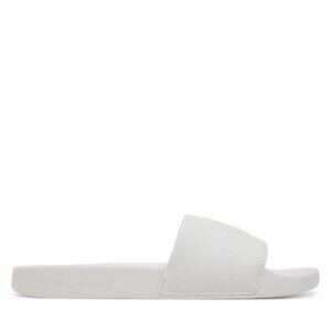 Natikače Calvin Klein Jeans Slide Hf Mono Cv YM0YM01282 Bijela