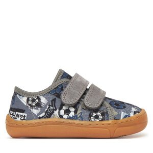 Papuče Froddo Barefoot Canvas G1700379-27 M Siva