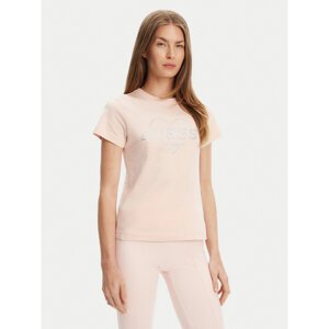 Guess T-shirt V5GI10 K9RM1 Ružičasta Regular Fit