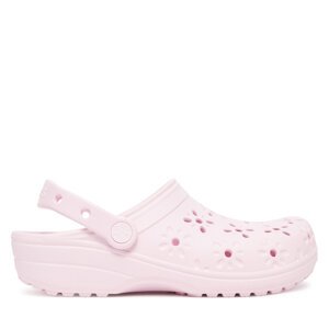 Natikače Crocs Classic Floral Cut Out Clog 210927 Ružičasta