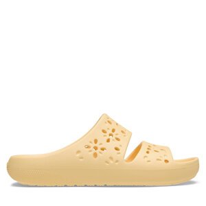 Natikače Crocs Classic Floral Cutout Sandal 210966 Narančasta