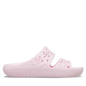 Natikače Crocs Classic Floral Cutout Sandal 210966 Ružičasta