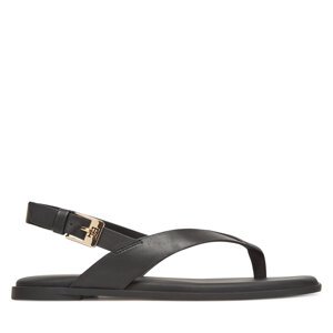 Sandale Tommy Hilfiger Color Block Thong Flat Sandal FW0FW08883 Crna