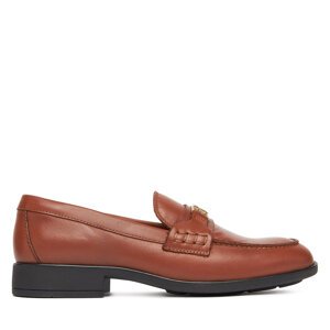 Loaferice Tommy Hilfiger Th Logo Leather Loafer FW0FW08705 Smeđa