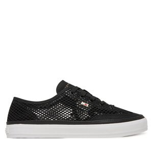 Tenisice Tommy Hilfiger Th Open Mesh Vulc Sneaker FW0FW08684 Crna