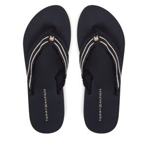 Japanke Tommy Hilfiger TH Webbing Beach Sandal FW0FW08739 Tamnoplava