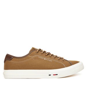 Tenisice Tommy Hilfiger Hi Vulc Street Canvas FM0FM05515 Smeđa