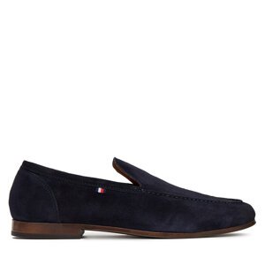 Cipele Tommy Hilfiger Hilfiger Flexible Suede Loafer FM0FM05496 Tamnoplava