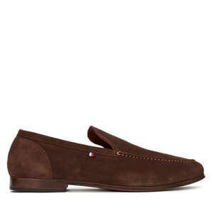 Cipele Tommy Hilfiger Hilfiger Flexible Suede Loafer FM0FM05496 Smeđa