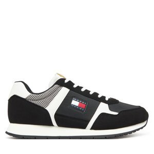 Tenisice Tommy Jeans Tjm Runner Casual EM0EM01590 Crna
