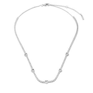 Choker Aldo Sweethearts 13994947 Srebrna