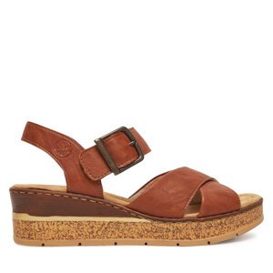 Sandale Rieker 63795-22 Smeđa