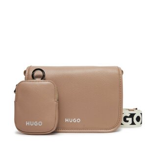 Torbica HUGO Bel Crossbody Flap 50541869 Bež