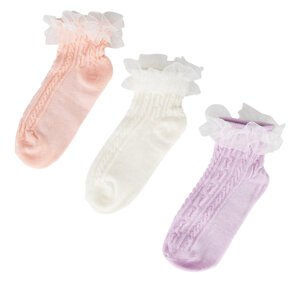 Čarape JENNY 7KB-004-SS25 (3-pack) Ružičasta