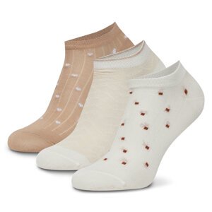 Čarape Nine West KR_NW_FRESITA_Z_SS25 (3 PACK) Bež