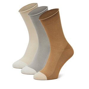 Čarape Nine West BR_NW_01_Z_SS25 (3 PACK) Šarena