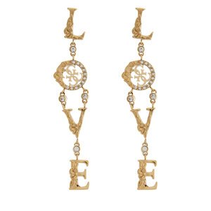 Naušnice Guess JUBE05 030JW Zlatna
