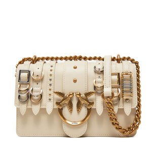 Torbica PINKO Love One Mini Light Cl PE 25 PLTT 103335 A26K Écru
