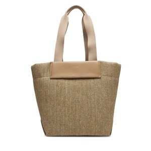 Torbica Calvin Klein Ck Raffia Medium Shopper K60K613174 Smeđa