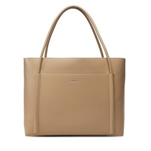 Torbica Calvin Klein Ck Linn Large Shopper K60K613109 Bež