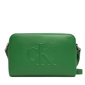 Torbica Calvin Klein Jeans Sculpted Ew Camera Bag LV04K3036G Zelena