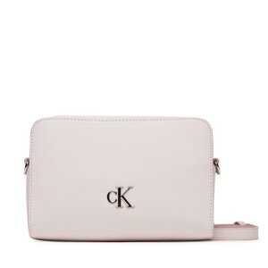 Torbica Calvin Klein Jeans Minimal Monogram Ew Camera Bag LV04K3162G Écru