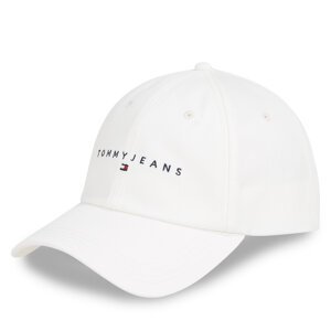 Šilterica Tommy Jeans Tjm Linear Logo Cap AM0AM12958 Bijela