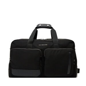 Torba Tommy Hilfiger Th Business Nylon Duffle AM0AM13382 Crna