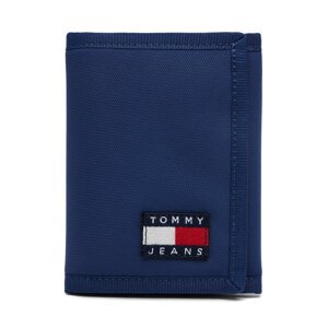 Mali muški novčanik Tommy Jeans Tjm Ess Daily Nylon Tri Wallet AM0AM13269 Tamnoplava
