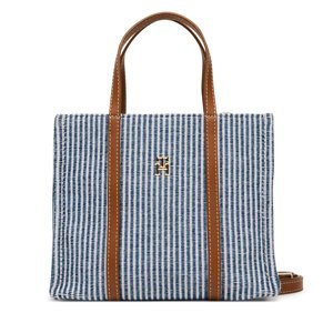 Torbica Tommy Hilfiger Th Premium Beach Le Mini Tote AW0AW17208 Plava