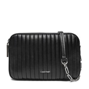 Torbica Calvin Klein Mini Line Quilt Camera Bag K60K613078 Crna