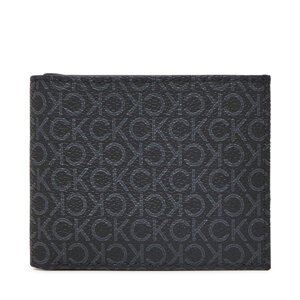 Muški novčanik Calvin Klein Classic Mono Bifold 5Cc W/Coin K50K512845 Crna