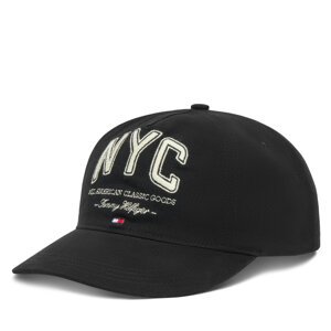 Šilterica Tommy Hilfiger Flag Seasonal 5 Panel AM0AM13562 Crna