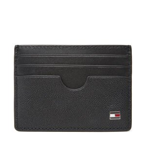 Etui za kreditne kartice Tommy Hilfiger Th Flag Cc Holder AM0AM13517 Crna