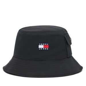 Šešir Tommy Jeans Heritage Bucket AM0AM13423 Crna