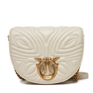 Torbica PINKO Love Round Click Mini PE 24 PLTT 101969 A1Y8 Écru