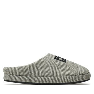 Papuče Tommy Hilfiger Flag Herringbone House Shoe FM0FM05304 Siva