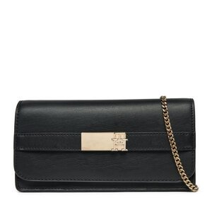 Torbica Tommy Hilfiger Th Heritage Lrg Flap W/Chain AW0AW16918 Crna