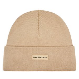 Kapa Calvin Klein Jeans Inst Patch Beanie K50K512142 Bež