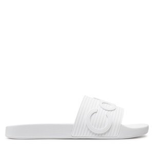 Natikače Calvin Klein Pool Slide HM0HM01519 Bijela