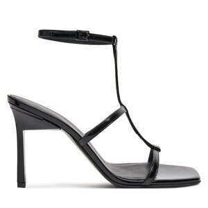 Sandale Calvin Klein Heel Gladi Sandal 90 Pat HW0HW02312 Crna