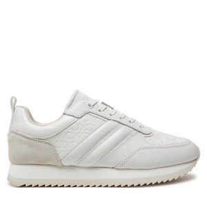 Tenisice Calvin Klein Runner Lace Up Saff Mono HW0HW02102 Bijela