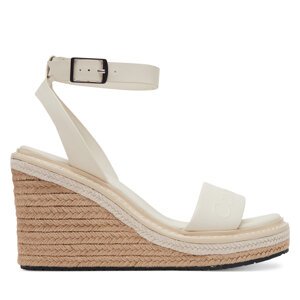 Espadrile Calvin Klein Wedge Sandal 70 - He HW0HW02376 Bijela