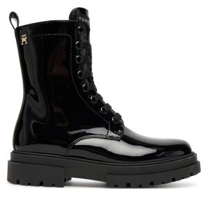 Planinarske cipele Tommy Hilfiger Lace-Up Bootie T4A5-34025-0775 S Crna