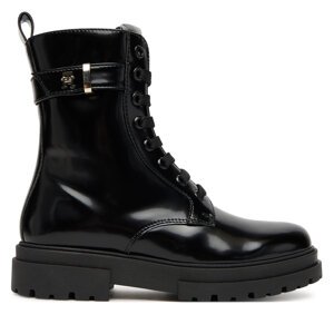 Planinarske cipele Tommy Hilfiger Lace-Up Bootie T4A5-34028-1453 S Crna