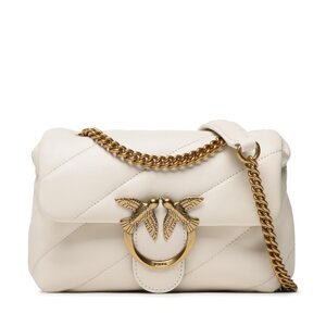Torbica PINKO Love Mini Puff Cl PE 23 PLTT 100039 A0F2 Écru